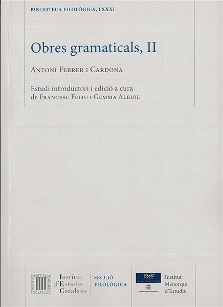 Obres gramaticals II