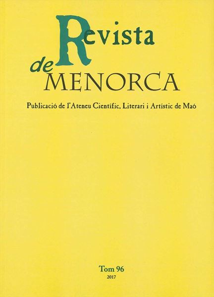 Revista de Menorca. Tom 96 - 2017